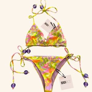 BEACH RIOT Psychedelic Sunshine BIKINI
